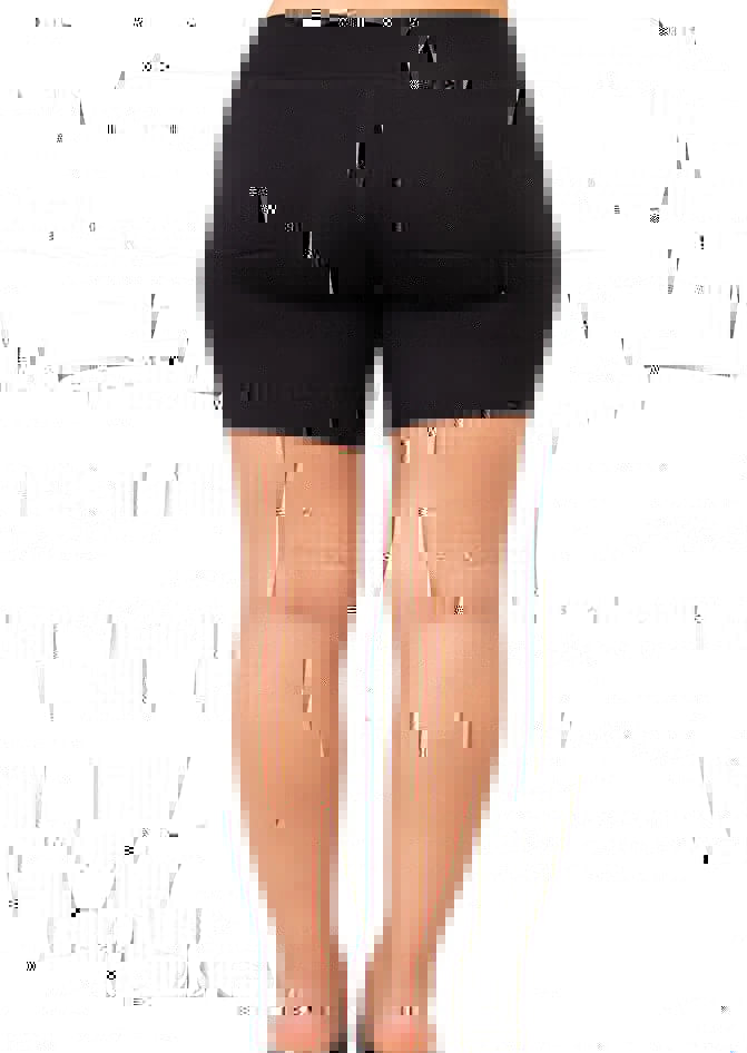 Black Hallie Bamboo Shorts